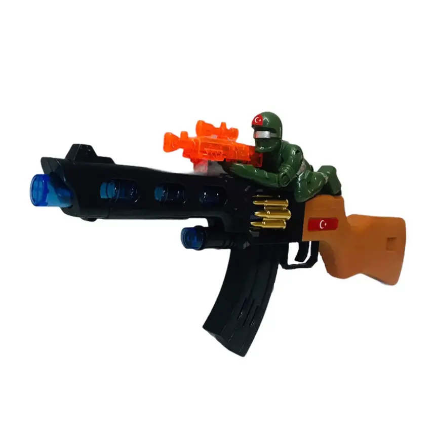 Askerli Tüfek Pilli Sesli Hareketli - 1