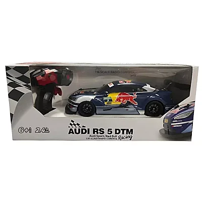Audi Rs 5 Dtm Işıklı Ve Usb Kablolu Uzaktan Kumandalı Yarış Arabası 1:16 - 4