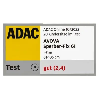 Avova Sperber-Fix 61 Adaclı Oto Koltuğu 0-18 Kg Pearl Black - 6