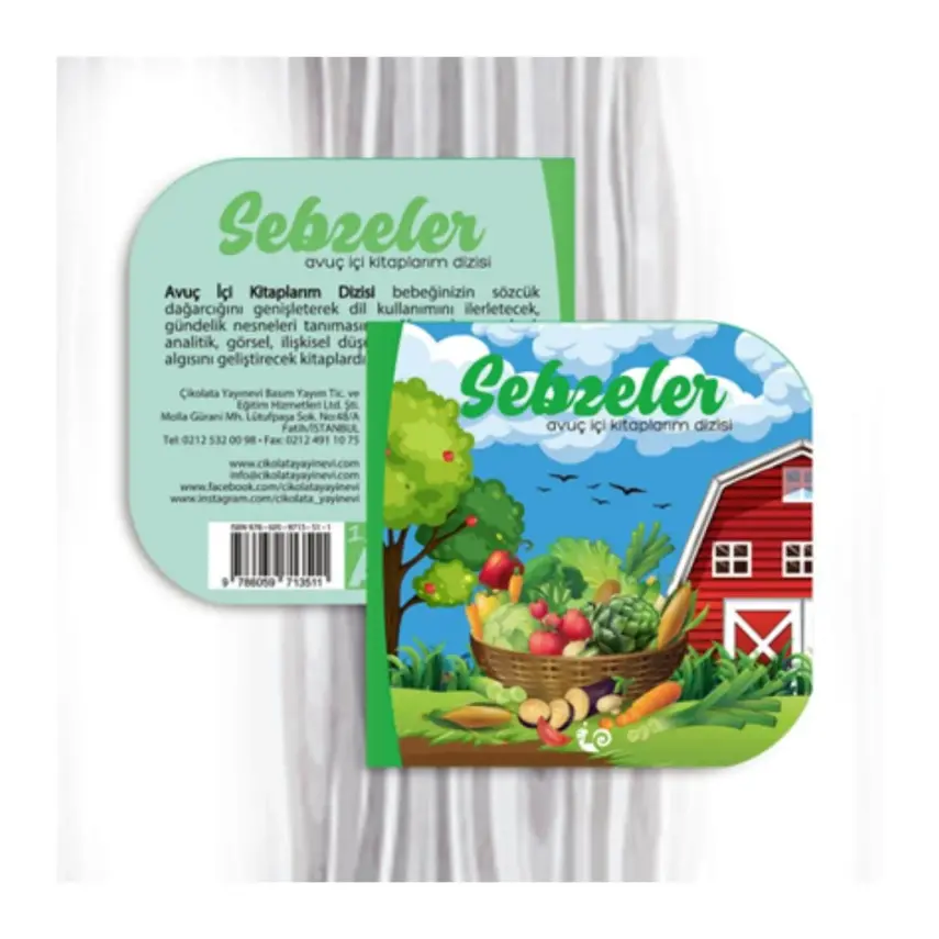 Avuç İçi Kitaplar- Sebzeler - 1
