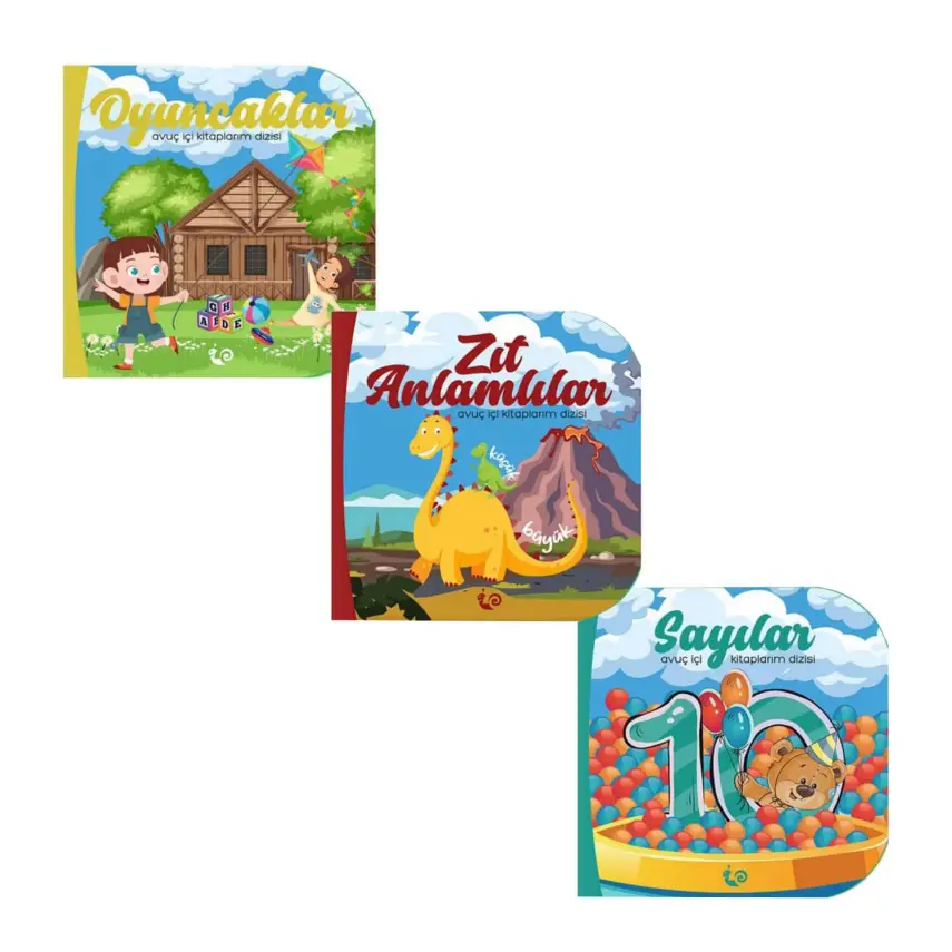 Avuç İçi Kitaplarım Dizisi 3 lü Set - 1