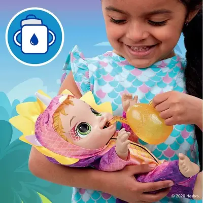 Baby Alive Dino Cuties Bebek Sarışın - 4