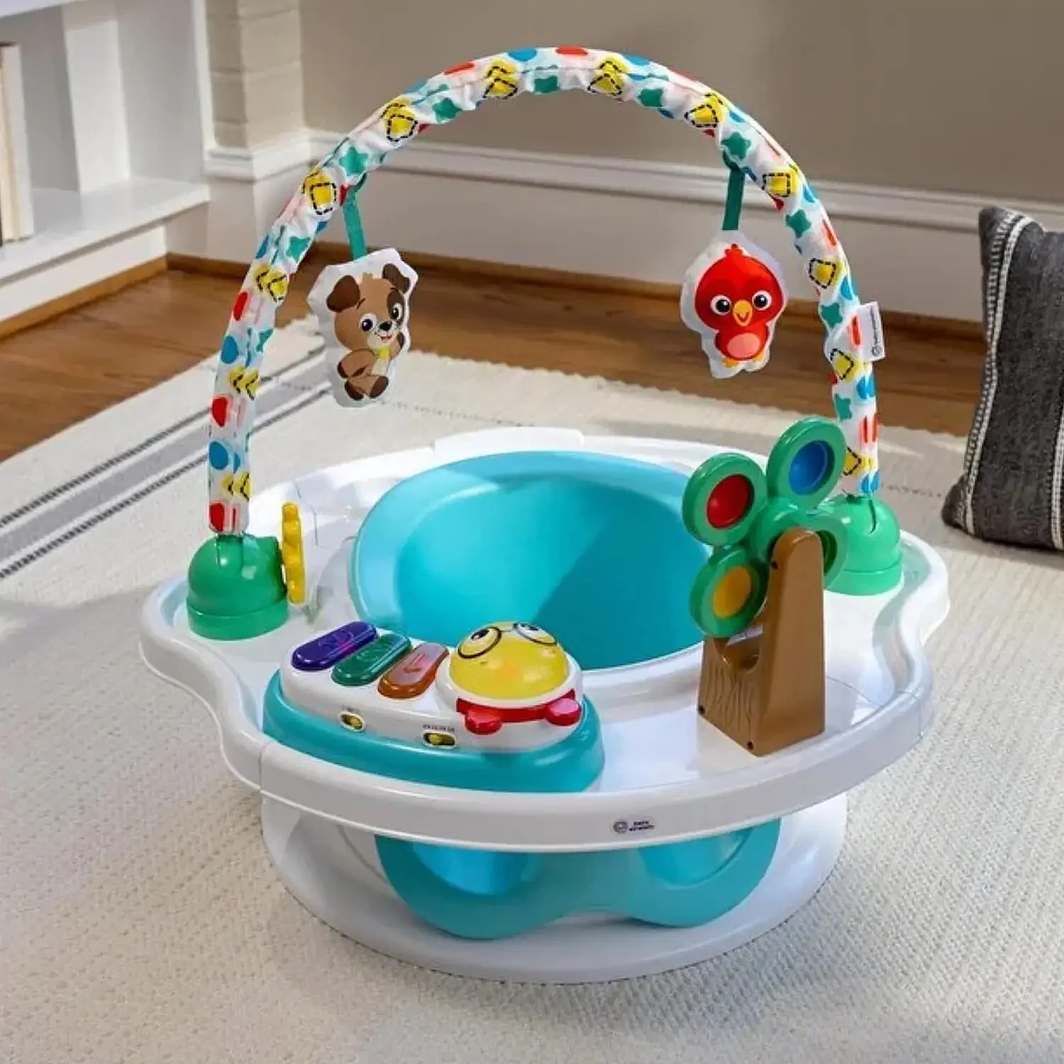 Baby Einstein SuperSeat Touch of Tunes 3 in 1 Portatif Mama Sandalyesi Beyaz