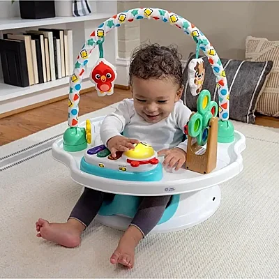 Baby Einstein SuperSeat Touch of Tunes 3 in 1 Portatif Mama Sandalyesi Beyaz - 4