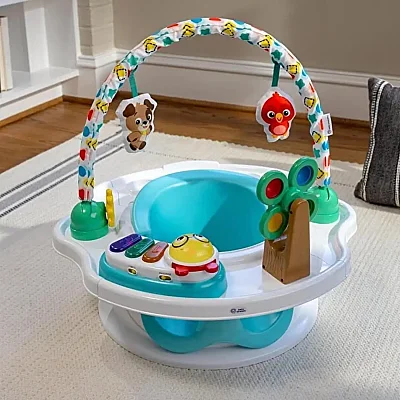 Baby Einstein SuperSeat Touch of Tunes 3 in 1 Portatif Mama Sandalyesi Beyaz - 6