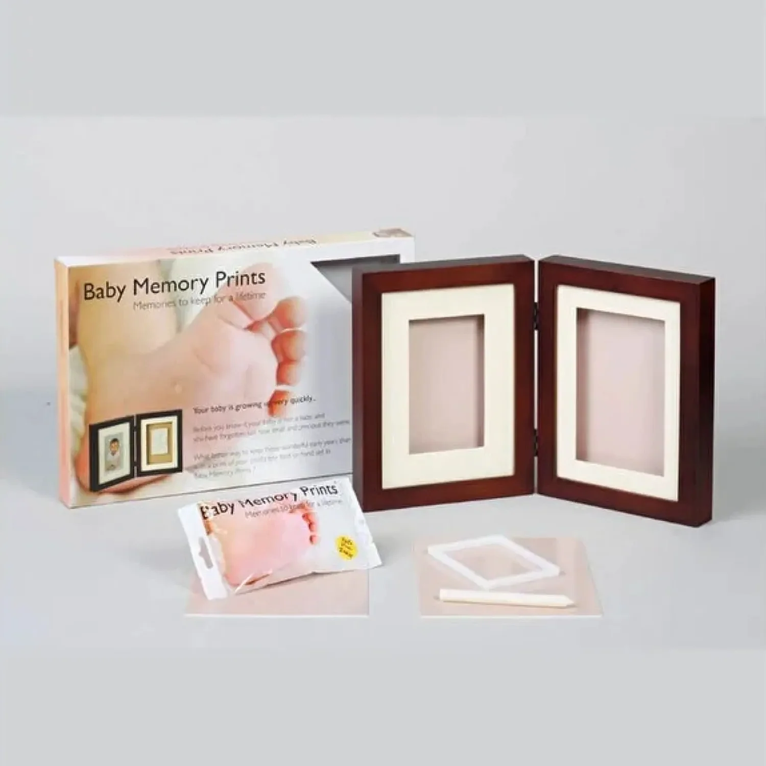 Baby Memory Prints Masa Çerçevesi Ceviz