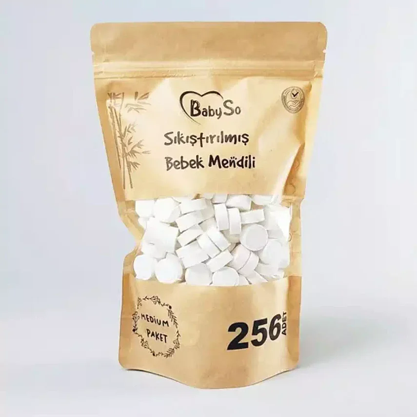 Baby So Sıkıştırılmış Mendil Doypack Paket 256lı - 1