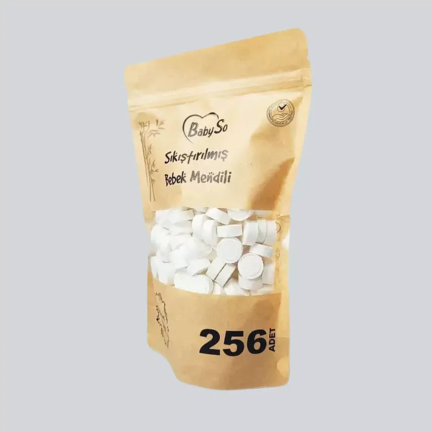 Baby So Sıkıştırılmış Mendil Doypack Paket 256lı - 3