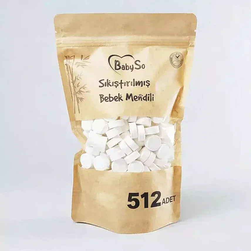 Baby So Sıkıştırılmış Mendil Doypack Paket 512li - 1