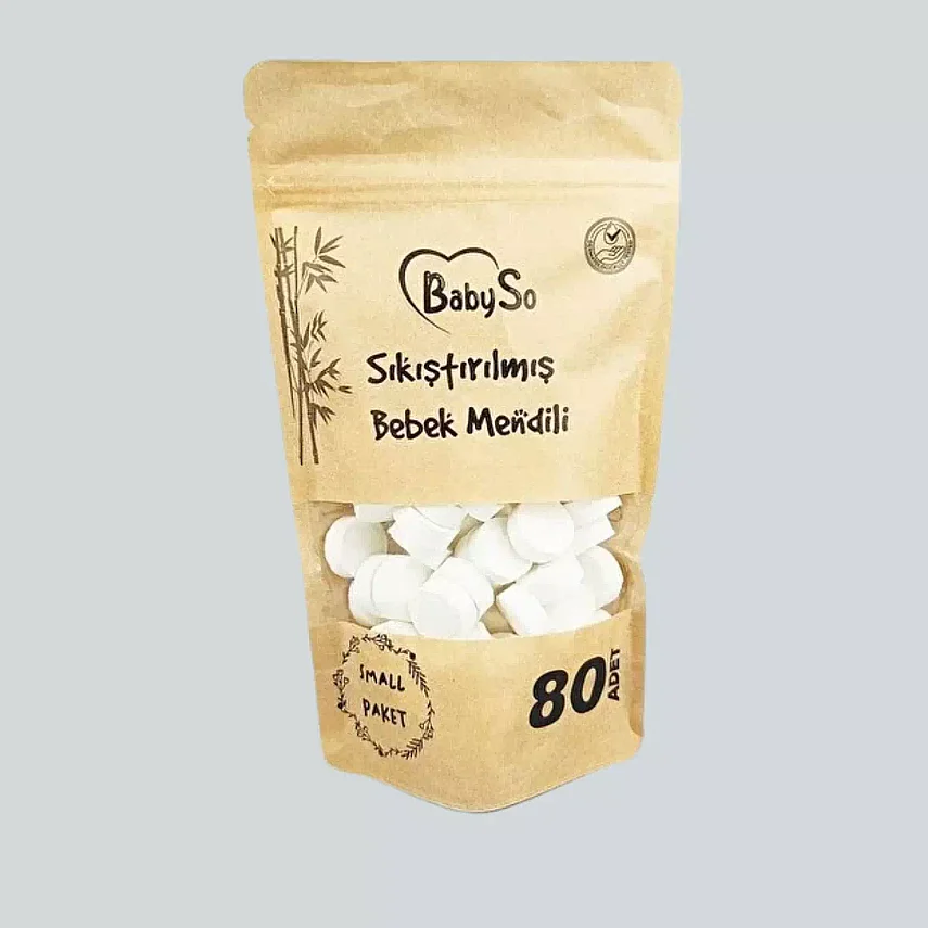 Baby So Sıkıştırılmış Mendil Doypack Paket 80li - 2