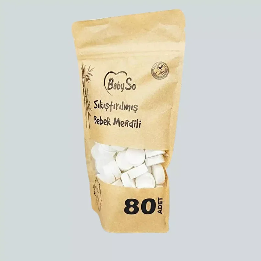 Baby So Sıkıştırılmış Mendil Doypack Paket 80li - 3