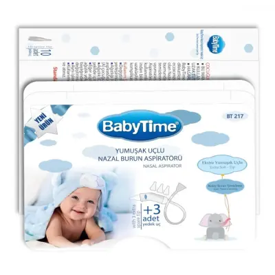 Baby Time Yumuşak Uçlu Nazal Burun Aspiratörü (1)