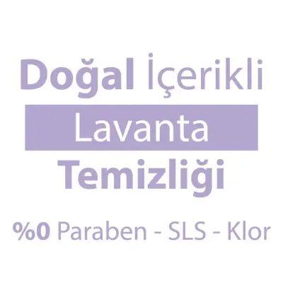 Baby Turco Doğadan Yer Temizlik Havlusu Lavanta 50li (1)