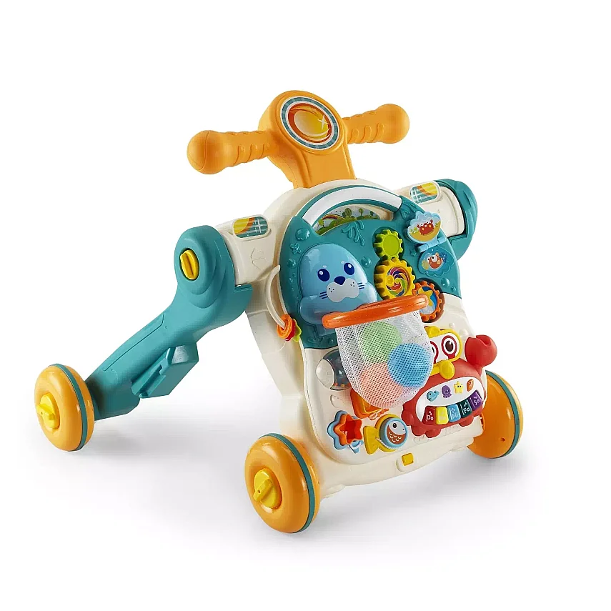 BAby2Go 4 in 1 Aktivite Merkezi Ve Yürüteç Mavi - 1
