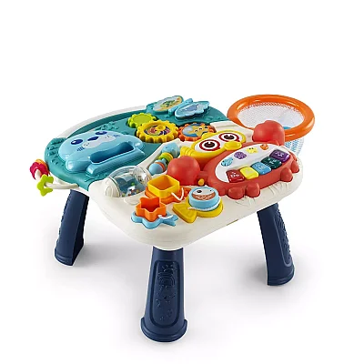 BAby2Go 4 in 1 Aktivite Merkezi Ve Yürüteç Mavi - 4