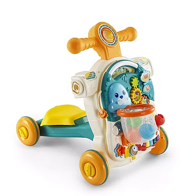 BAby2Go 4 in 1 Aktivite Merkezi Ve Yürüteç Pembe (1)