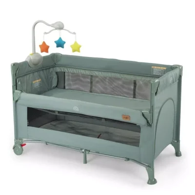 Baby2Go Bony Anne Yanı Oyun Parkı 60x120 cm Yeşil (1)