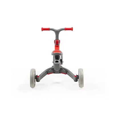 Baby2Go Go-Bike Ebeveyn Kontrollü 3 Tekerlekli Tenteli 6 In 1 Bisiklet Kırmızı - 4