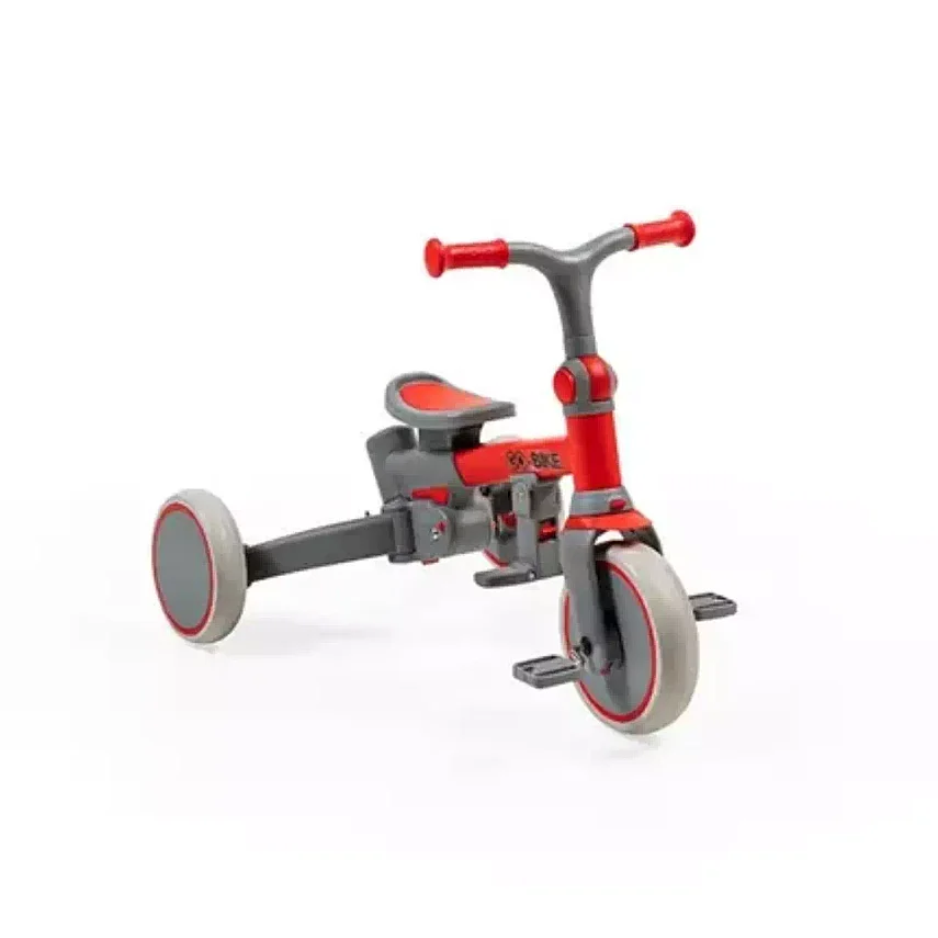 Baby2Go Go-Bike Ebeveyn Kontrollü 3 Tekerlekli Tenteli 6 In 1 Bisiklet Kırmızı - 5