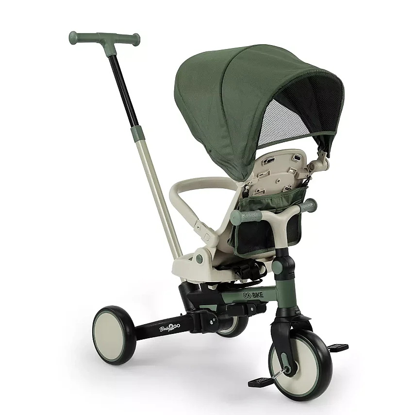 Baby2Go Go-Bike Ebeveyn Kontrollü 3 Tekerlekli Tenteli 6 In 1 Bisiklet Mavi - 4
