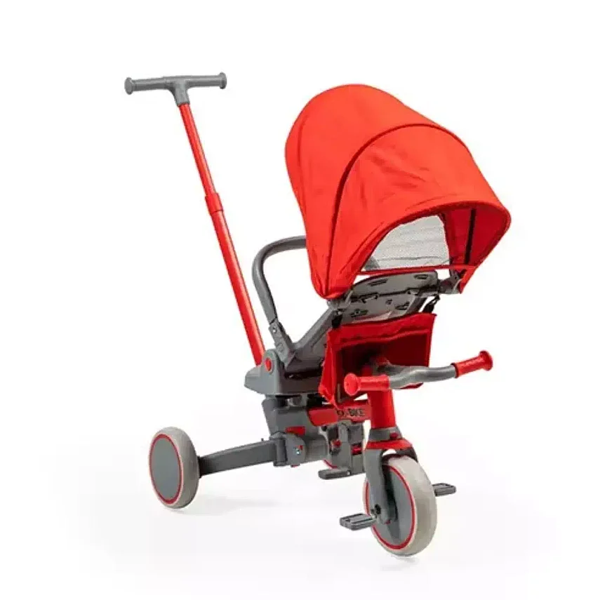 Baby2Go Go-Bike Ebeveyn Kontrollü 3 Tekerlekli Tenteli 6 In 1 Bisiklet Sarı - 7