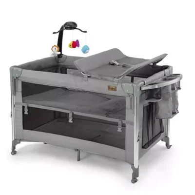 Baby2Go Luna Anne Yaı Oyun Parkı 70x110 cm Gri