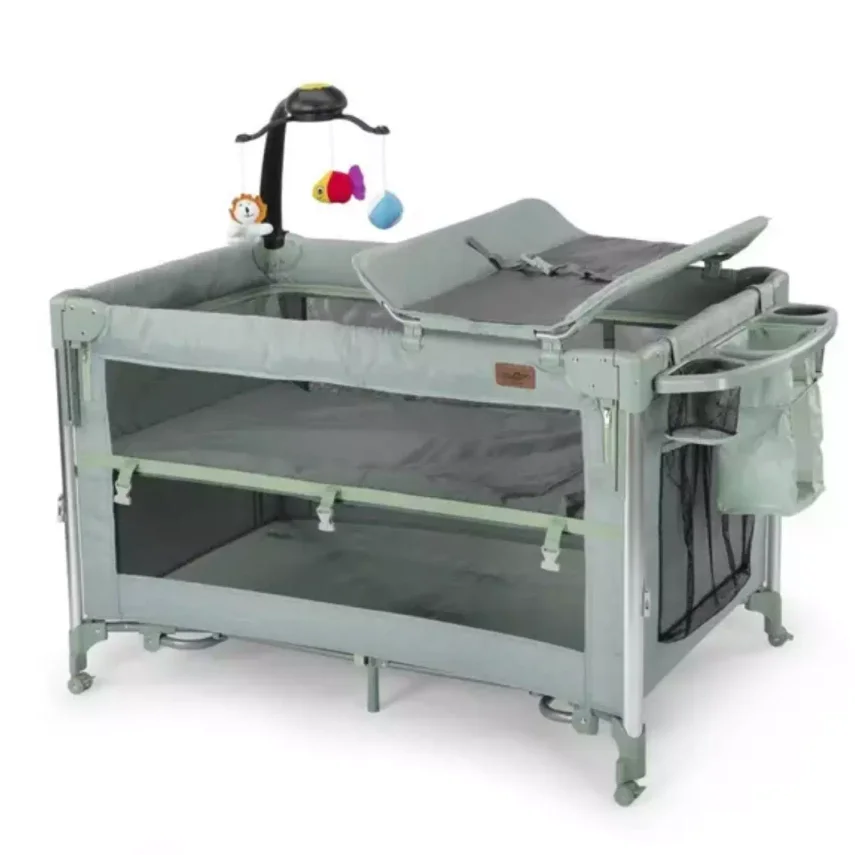 Baby2Go Luna Anne Yaı Oyun Parkı 70x110 cm Yeşil - 1