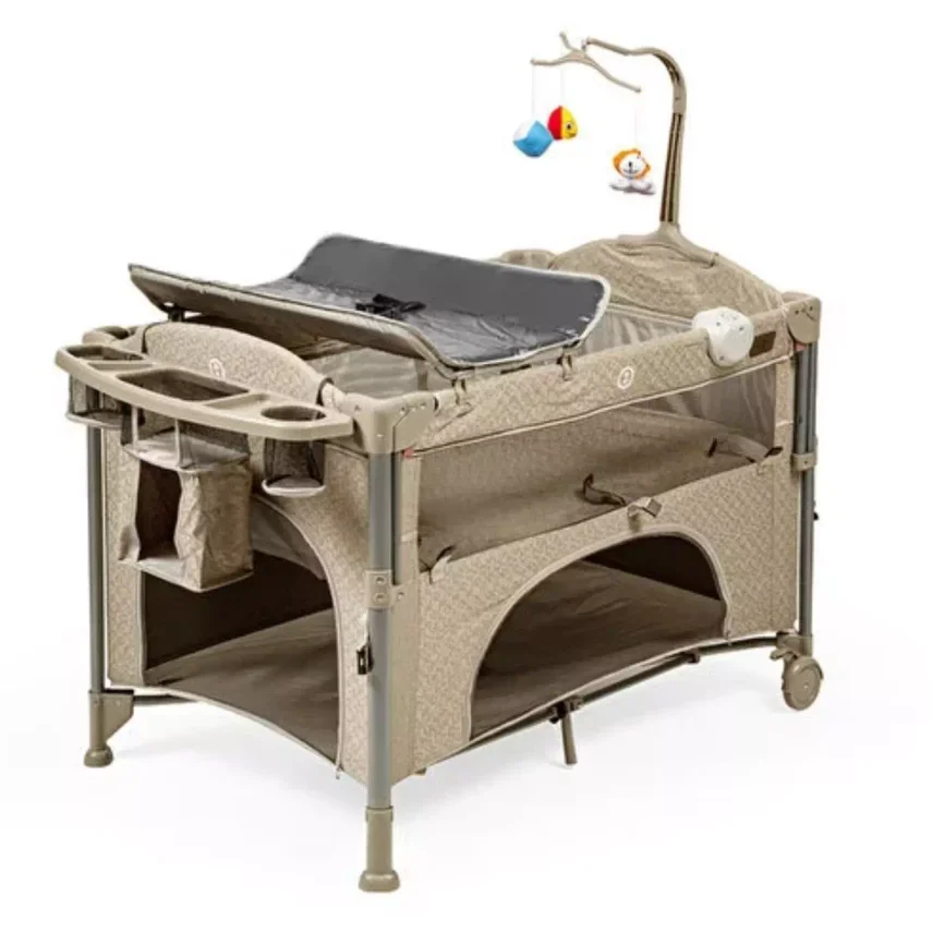 Baby2Go Pelican Anne Yanı Oyun Parkı 70x110 cm Bej - 1