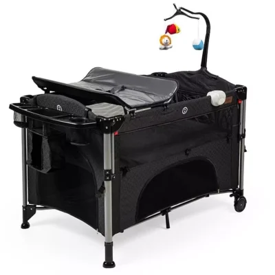 Baby2Go Pelican Anne Yanı Oyun Parkı 70x110 cm Siyah