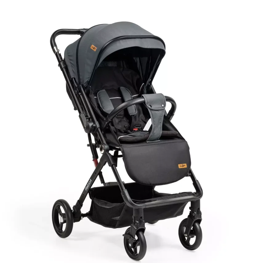 Baby2Go Rabbit Çift Yönlü Bebek Arabası Gri - 1