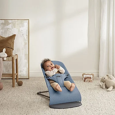 Babybjörn Bliss Ana Kucağı Woven Melange Blue - 6