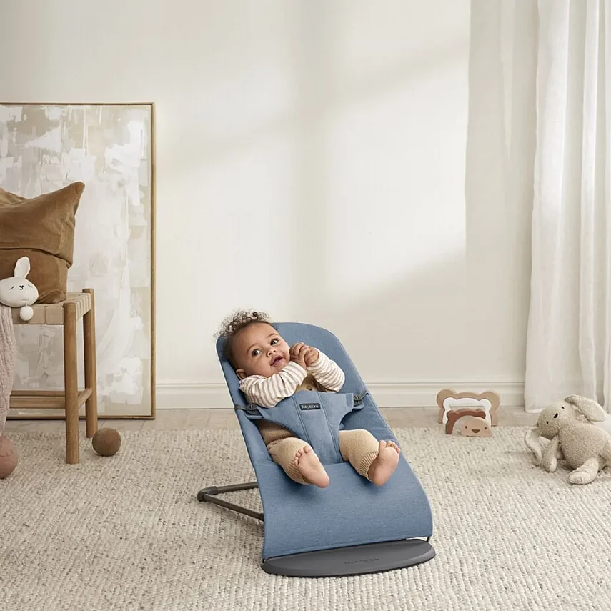 Babybjörn Bliss Ana Kucağı Woven Melange Blue - 6
