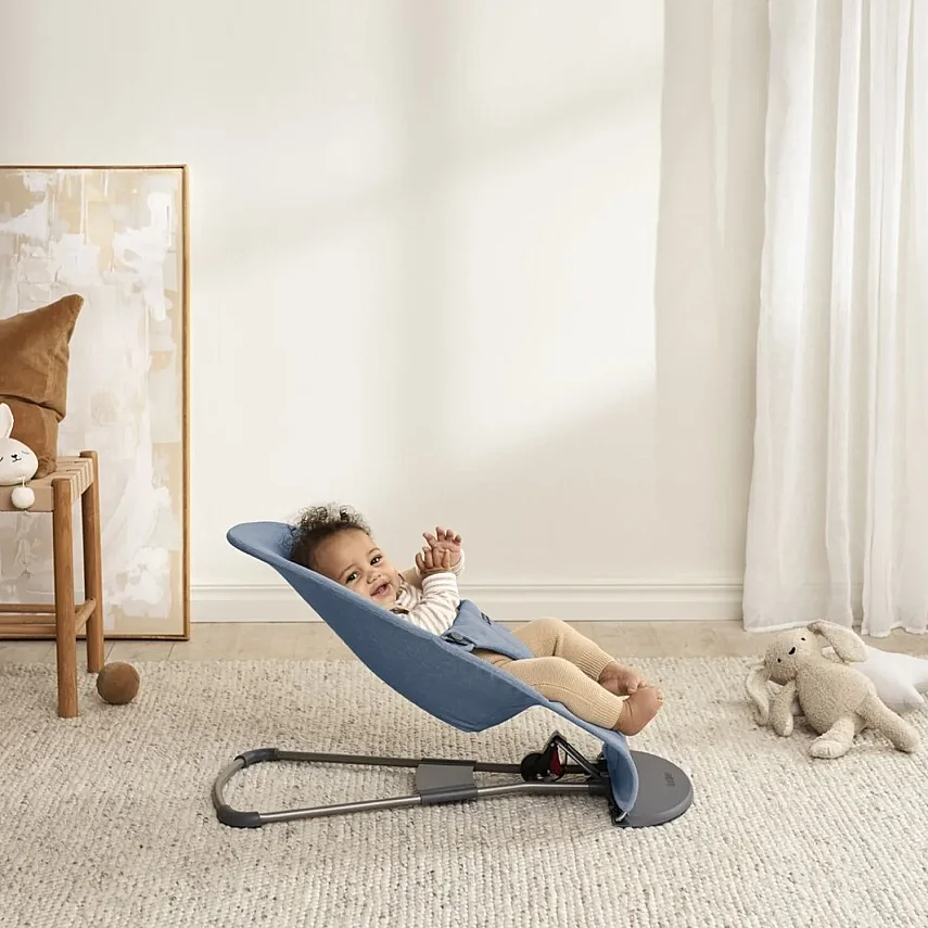 Babybjörn Bliss Ana Kucağı Woven Melange Blue - 8