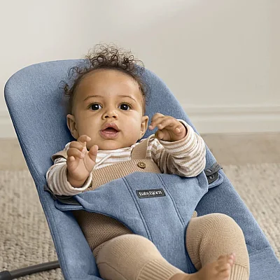Babybjörn Bliss Ana Kucağı Woven Melange Blue - 3