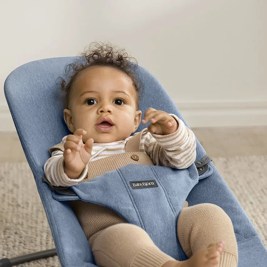 Babybjörn Bliss Ana Kucağı Woven Melange Blue - 3