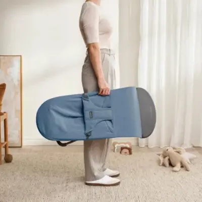 Babybjörn Bliss Ana Kucağı Woven Melange Blue (1)