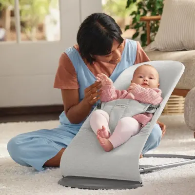 Babybjörn Balance Bliss Ana Kucağı Woven Melange Light Grey - 5