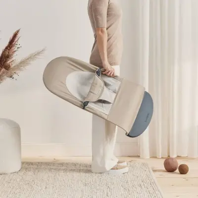 Babybjörn Balance Soft Ana Kucağı Cotton Jersey KHaki Beige (1)