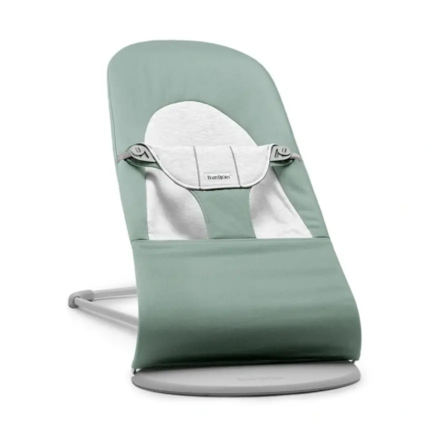 Babybjörn Balance Soft Ana Kucağı Woven Jersey Light Sage Gri Şase - 1