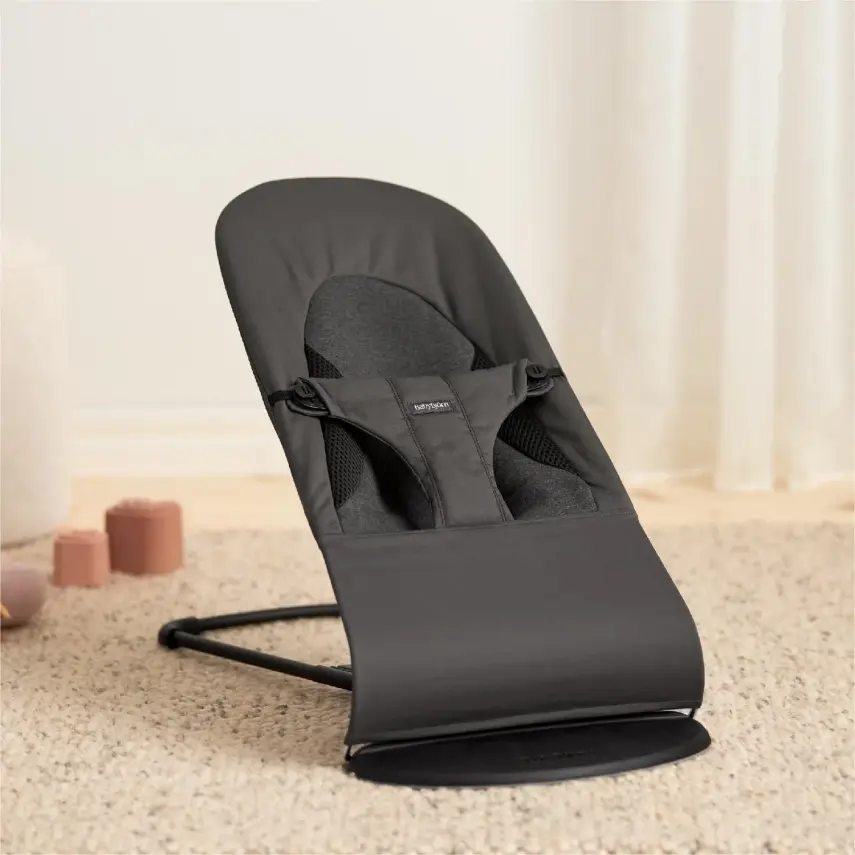 Babybjörn Balance Soft Ana Kucağı Woven Jersey Tri-Fabric Dark Grey - 5