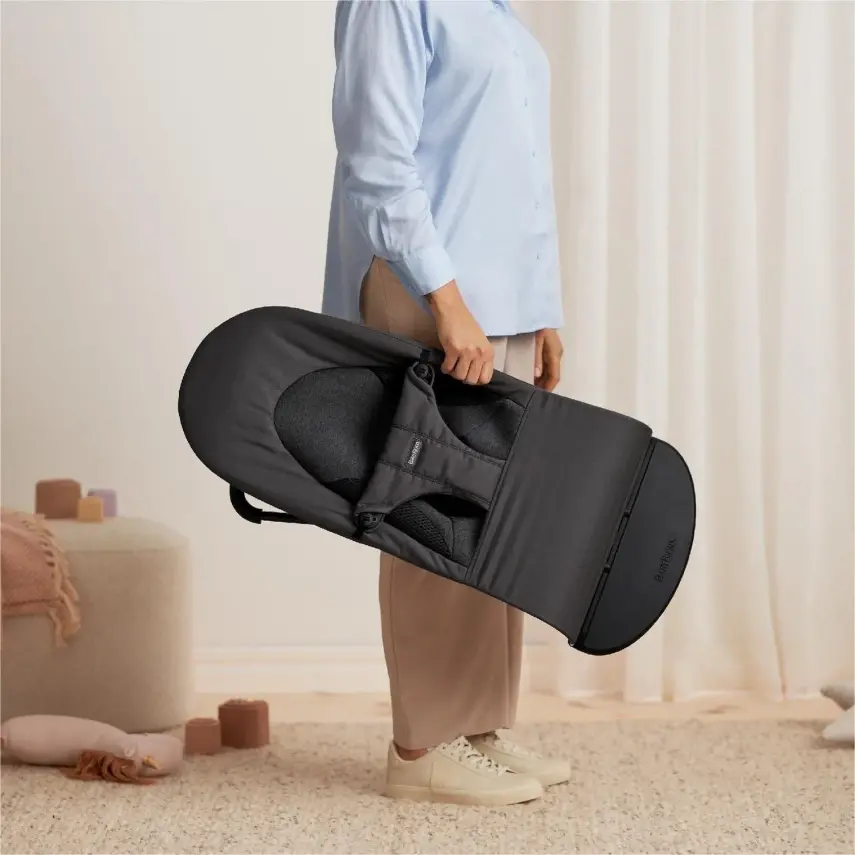 Babybjörn Balance Soft Ana Kucağı Woven Jersey Tri-Fabric Dark Grey - 6