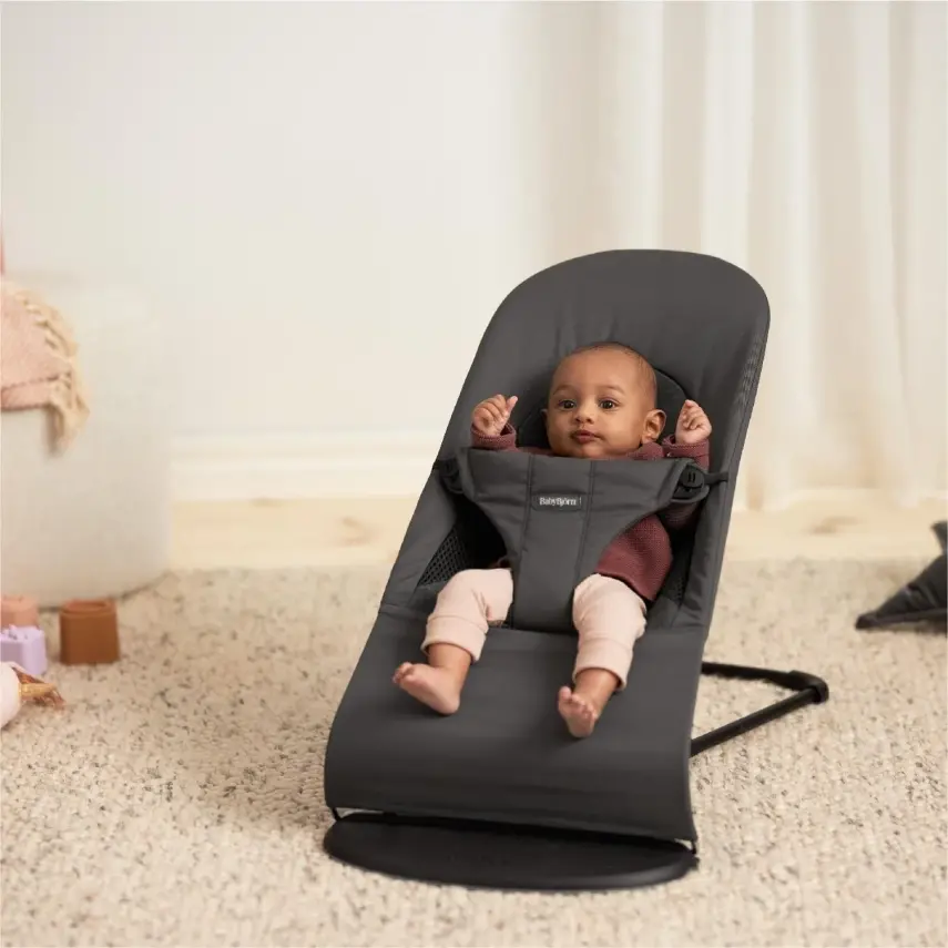 Babybjörn Balance Soft Ana Kucağı Woven Jersey Tri-Fabric Dark Grey - 7