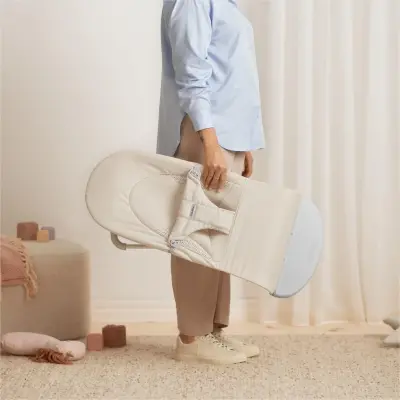 Babybjörn Balance Soft Ana Kucağı Woven Jersey Tri-Fabric Light Beige (1)