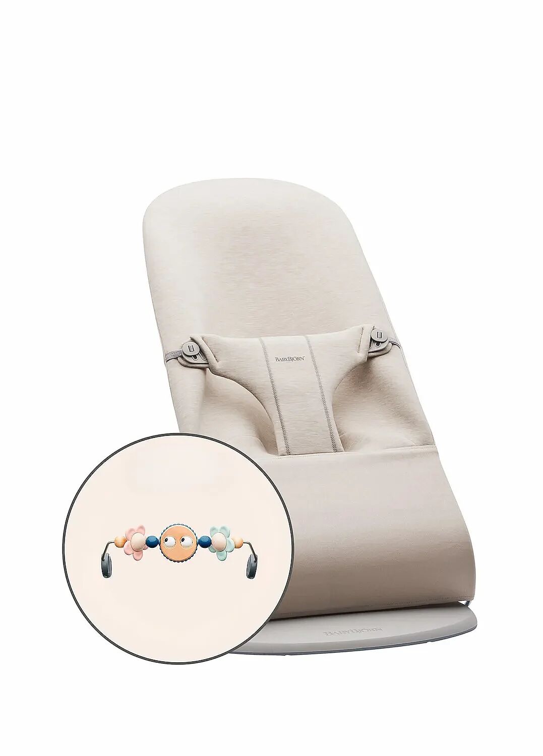 Babybjörn Bliss Ana Kucağı Oyuncaklı 3D Jersey Light Beige