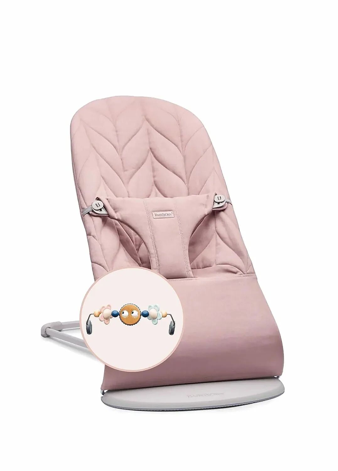 Babybjörn Bliss Ana Kucağı Oyuncaklı Petal Woven Dusty Pink