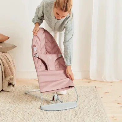 Babybjörn Bliss Ana Kucağı Oyuncaklı Petal Woven Dusty Pink (1)