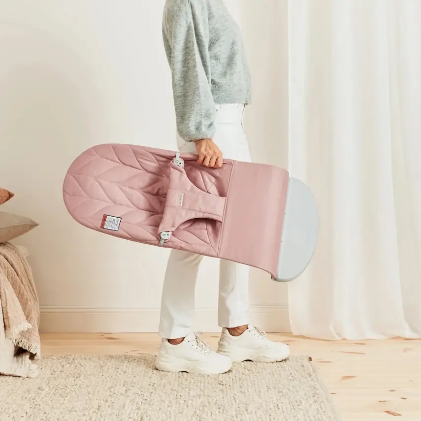 Babybjörn Bliss Ana Kucağı Oyuncaklı Petal Woven Dusty Pink - 4