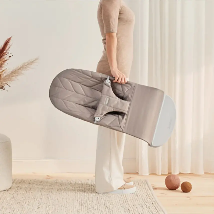 Babybjörn Bliss Ana Kucağı Petal Woven Sand Grey - 4