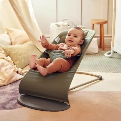 Babybjörn Bliss Ana Kucağı Petal Woven Dark Green - 6