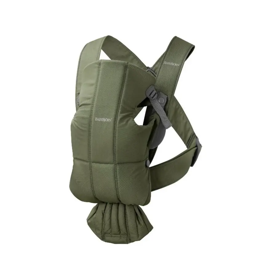 Babybjörn Kanguru Mini Woven Dark Green - 1